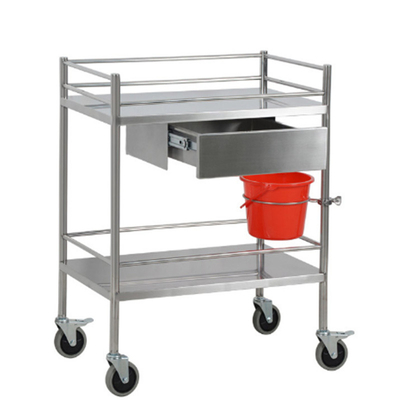 RK Bakeware China Hospital Médico Vestido Carrinho de aço inoxidável Carrinho cirúrgico com gavetas