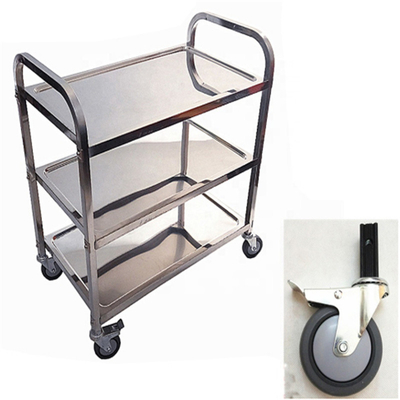 RK Bakeware China Foodservice NSF Carrinho médico hospitalar de aço inoxidável com gavetas