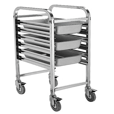 RK Bakeware China Custom de aço inoxidável Restaurante Serviço de restauração de alimentos Transporte de carrinho/carrinho de chá para cozinha