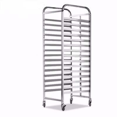 Rk Bakeware China- Flat Pack Rack OEM Pão Pan Trolley de aço inoxidável