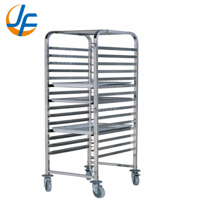 Rk Bakeware China- Flat Pack Rack OEM Pão Pan Trolley de aço inoxidável