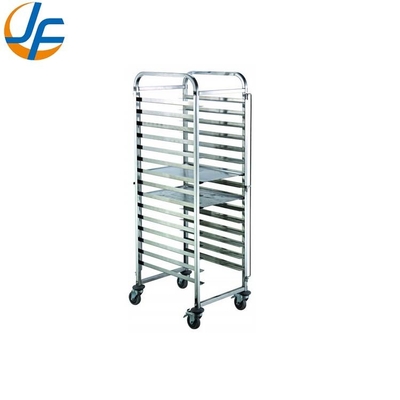 Rk Bakeware China-Z Frame 20 Pan End Load de aço inoxidável Nesting Trolley Bun Sheet Pan Rack - montado