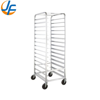 Rk Bakeware China Foodservice NSF Alumínio End Load Undercounter Prep Top Sheet Bun Pan Rack