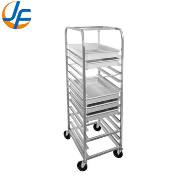 Rk Bakeware China Foodservice NSF Alumínio End Load Undercounter Prep Top Sheet Bun Pan Rack